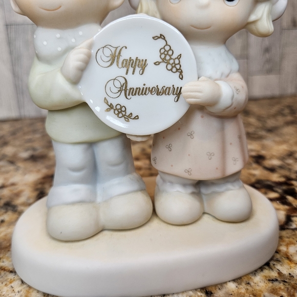 Precious Moments Happy Anniversary God Bless Our Years Together w/So Much Love - Picture 4 of 14